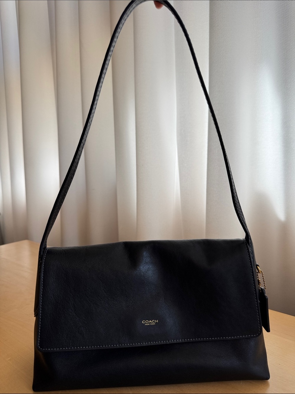 Coach Chelsea 30 Bag in Black Leather